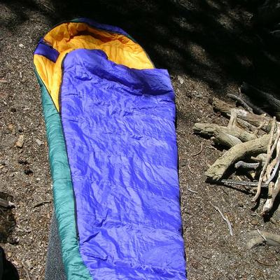 Image courtesy of Smack, Public domain, via Wikimedia Commons Mummy bag / sleeping bag