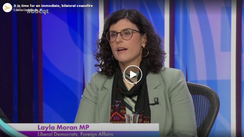 Layla Moran on Question Time