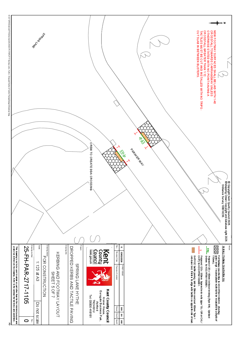 Spring Lane Crossing Plan