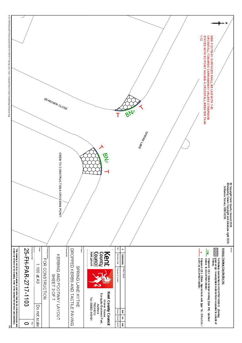 Spring Lane Crossing Plan