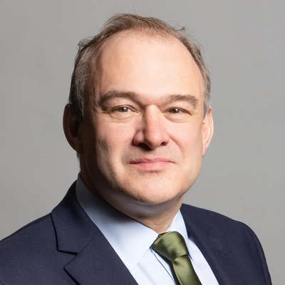 Image courtesy of Richard Townshend, CC BY 3.0 <https://creativecommons.org/licenses/by/3.0>, via Wikimedia Commons Ed Davey, photo taken by Richard Townsend