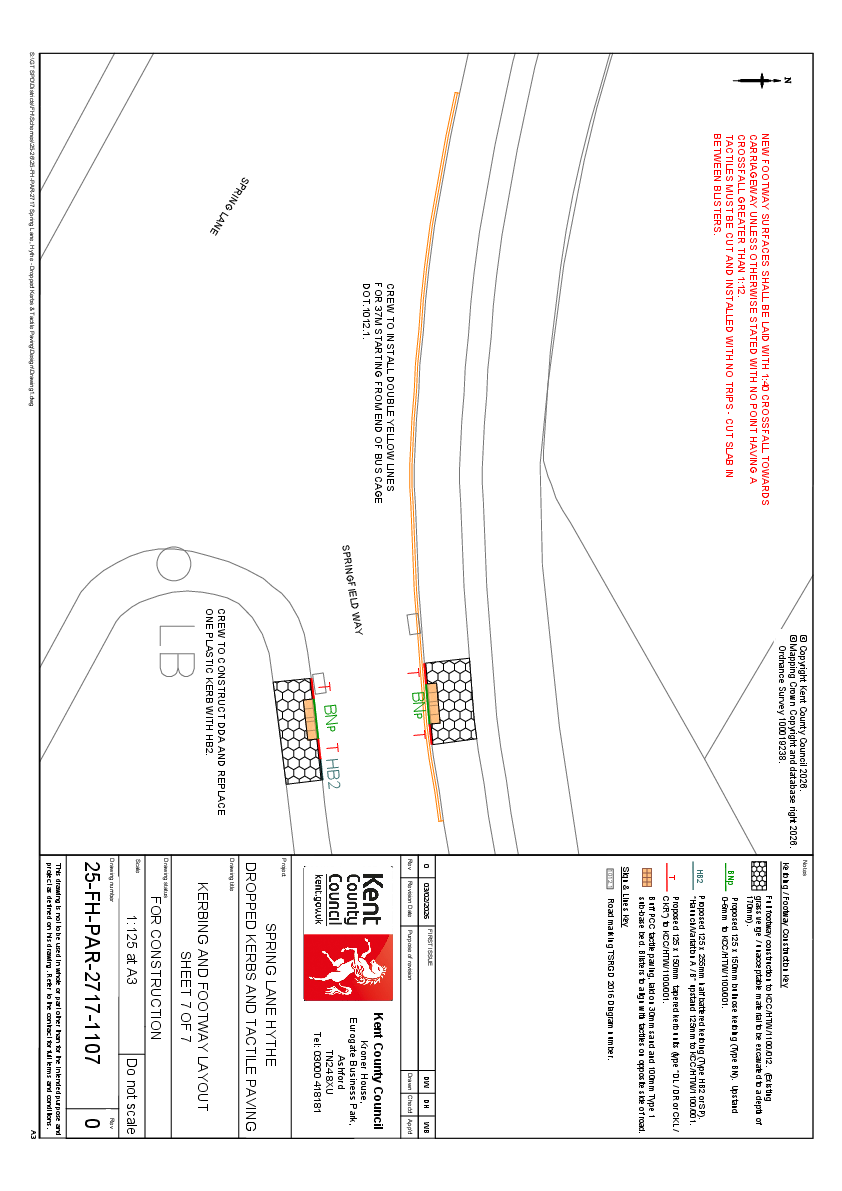 Spring Lane Crossing Plan