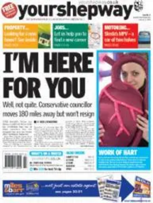 Front cover of "Your Shepway" newspaper