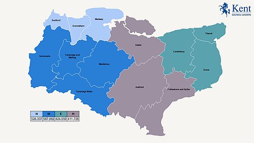 Option 4B: Kent 4 Unitary Council option