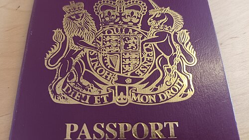 Red (European Union) British Passport