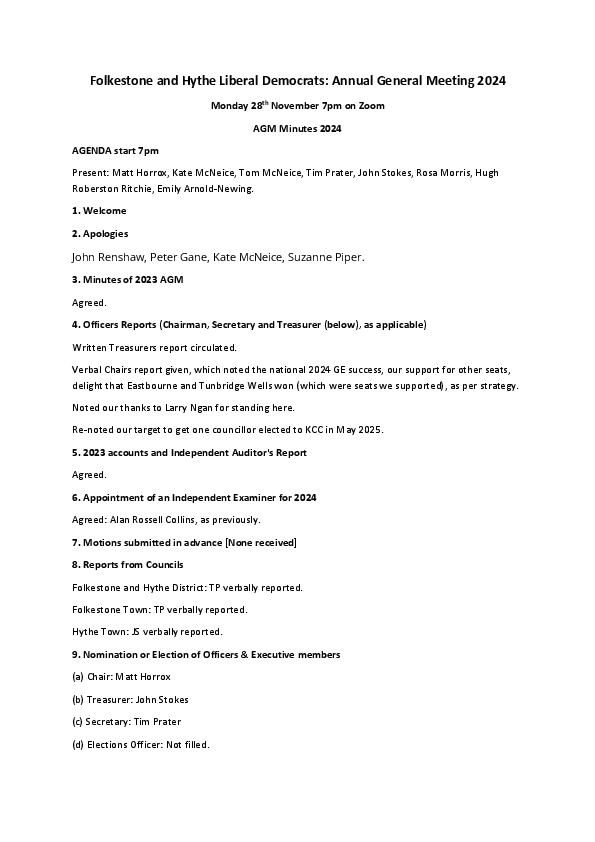 FHLD AGM Minutes 2024