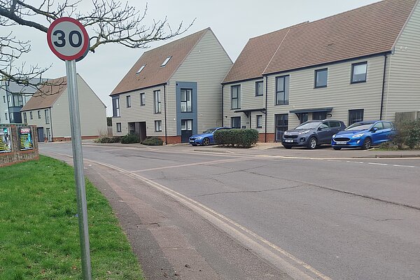 30 mph repeater sign