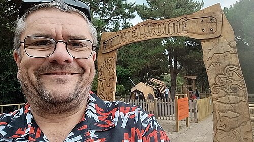Tim Prater at Lower Leas Coastal Park Children's Play Area