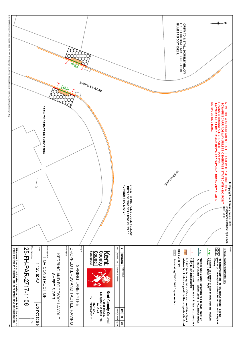 Spring Lane Crossing Plan