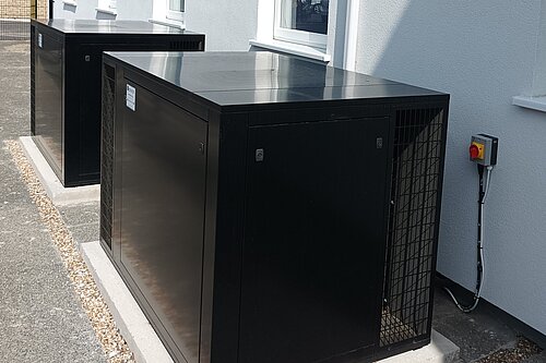 Air source heat pumps (large units)