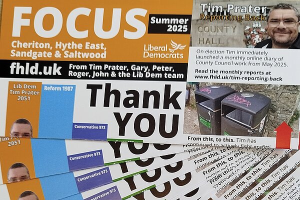 Thank You Focus leaflets