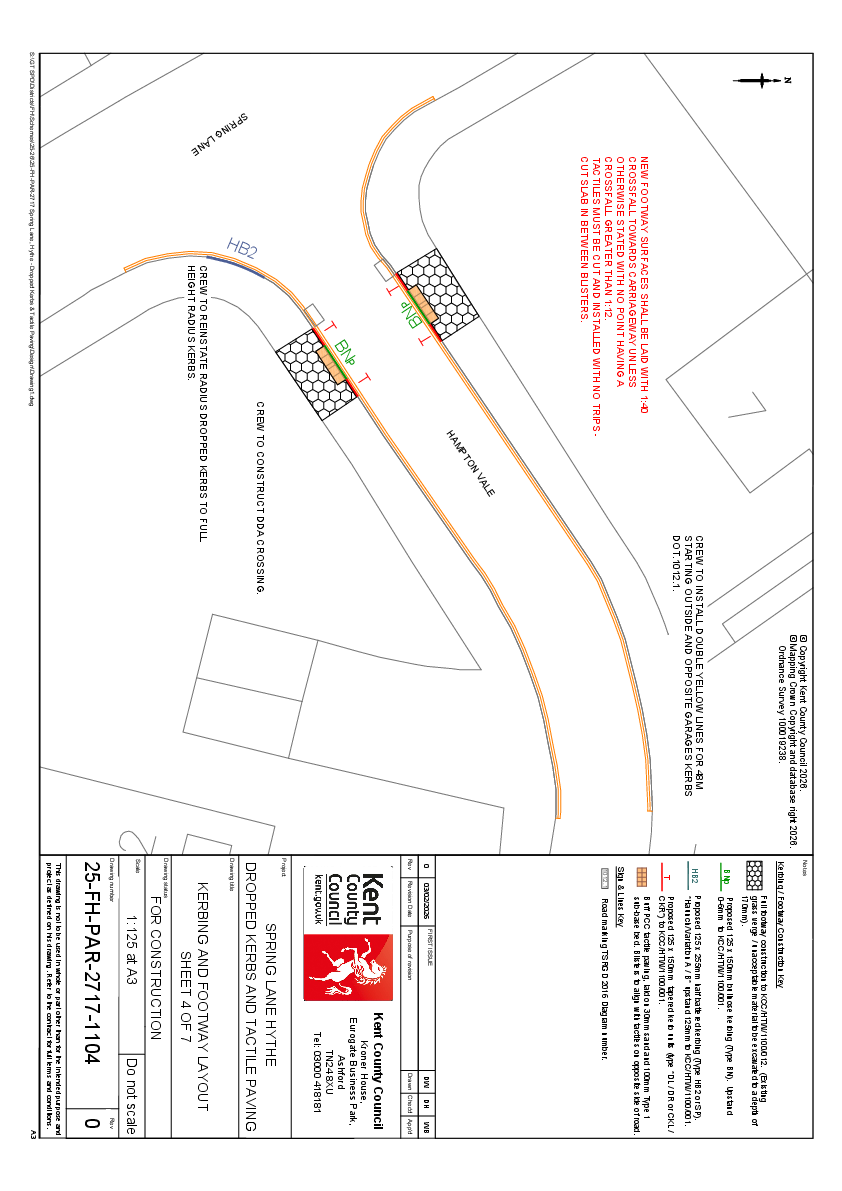 Spring Lane Crossing Plan