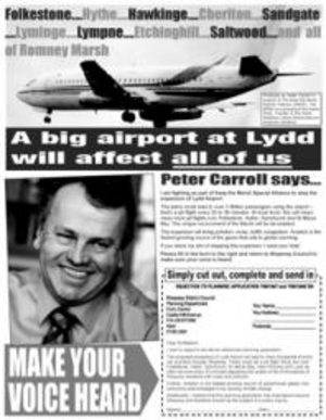 Anti-airport expansion ad