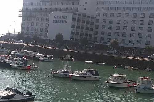 Folkestone Inner Harbour and Grand Burstin