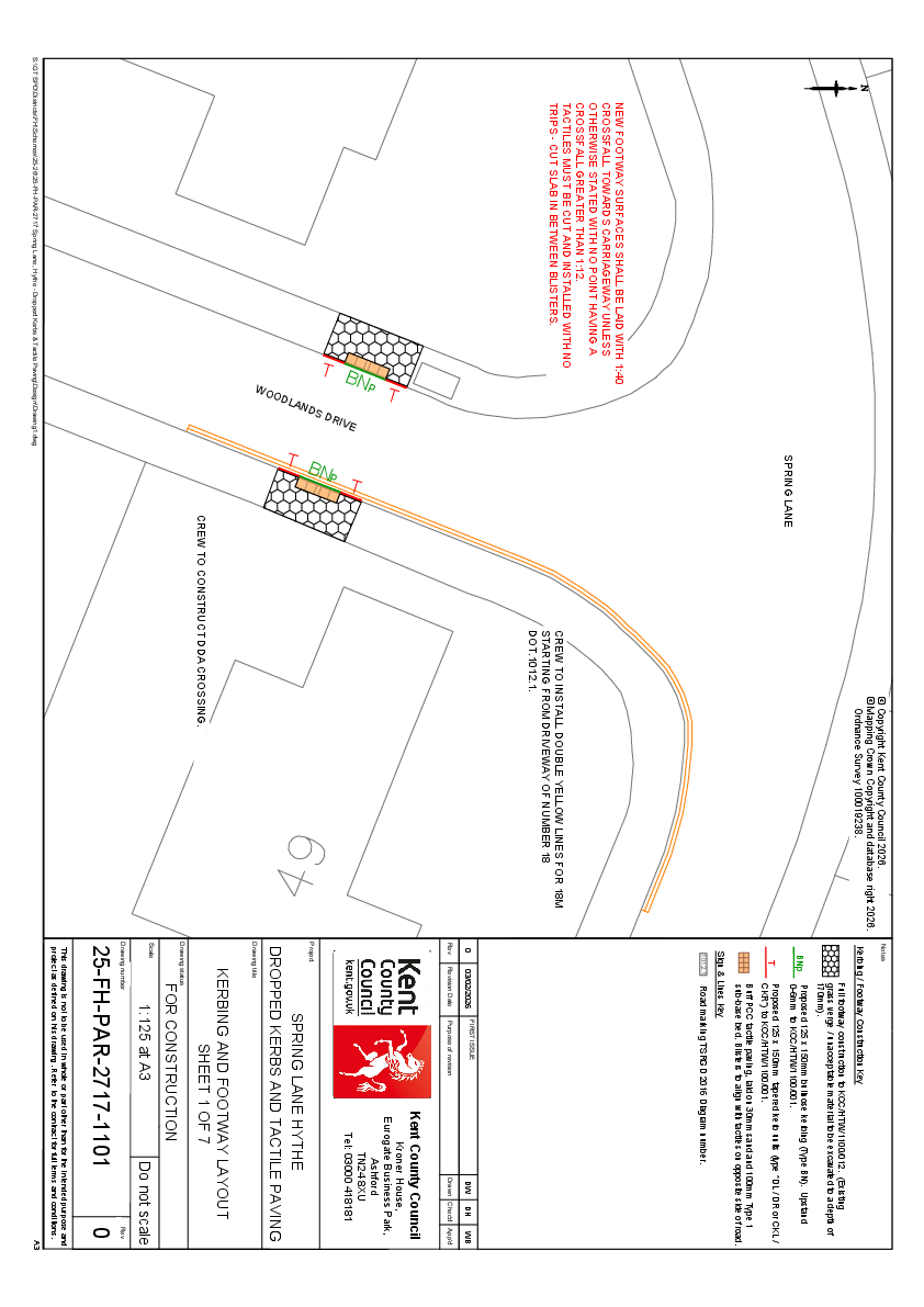 Spring Lane Crossing Plan