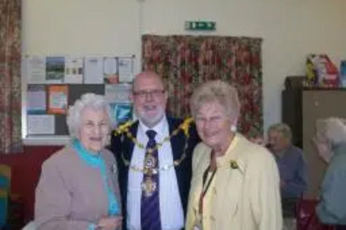 Tom McNeice at the Pilgrims Hospice